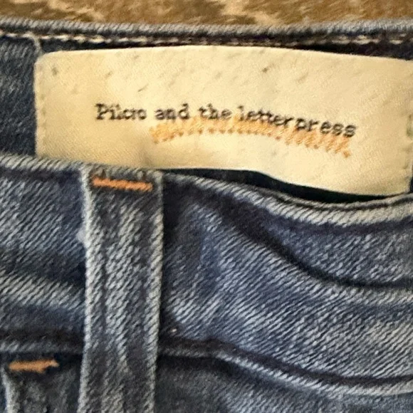 Pilcro And The Letterpress Denim Shorts Size 28 - Picture 2 of 9